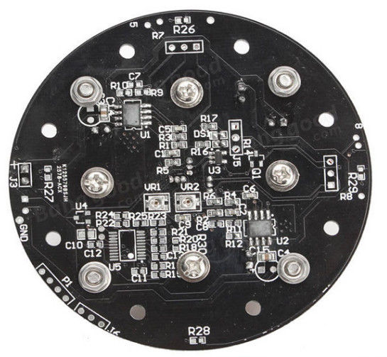 SMT Electronic Pcb Assembly Manufacturing Fast Prototype Black Soldermask