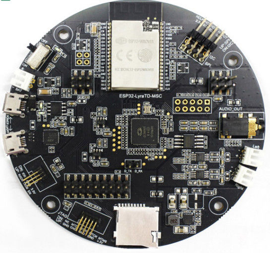 SMT Electronic Pcb Assembly Manufacturing Fast Prototype Black Soldermask