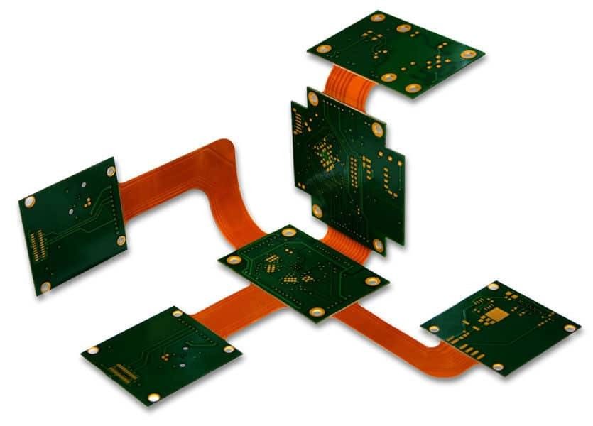 2 laag 1.0 oz Aluminium Flex Pcb Fabricatie Fabrikant Immersion Gold Halogen Free UL