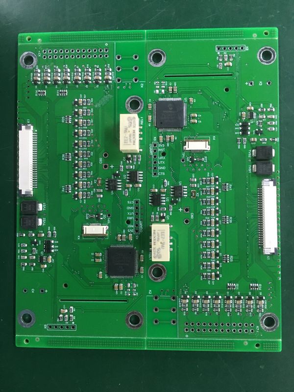 Black Silkscreen RF4 Surface Mount PCB-assemblage voor SMT-circuit boardproductie