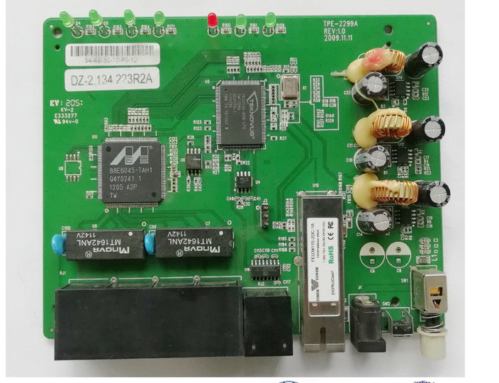 Communicatie PCB-assemblage Rigid PCB 2-40 lagen en Rigid-Flex PCB 1-10 lagen voor geavanceerd downstream toepassingsveld