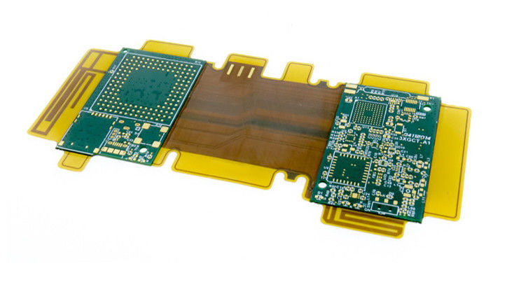 Electronic Pcb Assembly Company Zilver 1-30L Impedantiebeheersing 100 Ohm Proces Rigid Flex PCBA