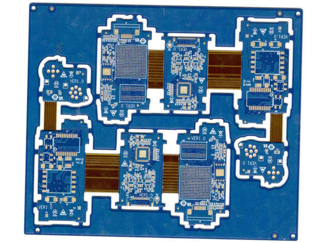 Electronic Pcb Assembly Company Zilver 1-30L Impedantiebeheersing 100 Ohm Proces Rigid Flex PCBA