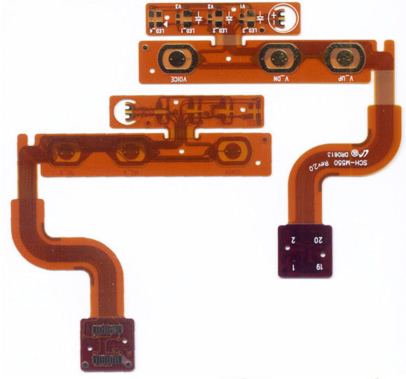 FPC-assemblage 1-12 lagen ENIG oppervlakte-isolatiefilm 0,05 mm koper 35um FPC