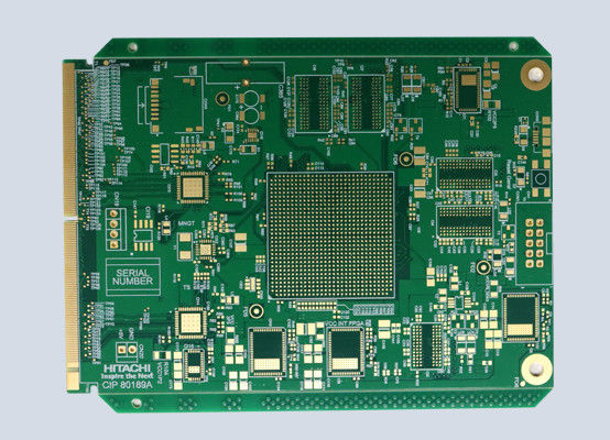 ENIG-PCB-assemblage voor RCC-opbouwmateriaal Bereiken van 0,2 mm 8 mil Min Hole