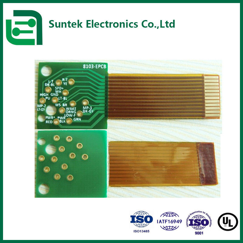 Maximale laag 38L 1,6 mm Dikte 1OZ koper Custom PCB-platen met 8L laag en Getek basismateriaal