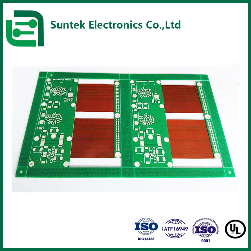 Maximale laag 38L 1,6 mm Dikte 1OZ koper Custom PCB-platen met 8L laag en Getek basismateriaal