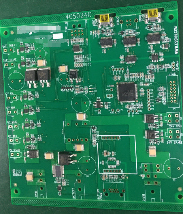FR4 Automotive PCB Assembly En Groen Solder Mask Voor het optimaliseren van de prestaties van uw voertuig