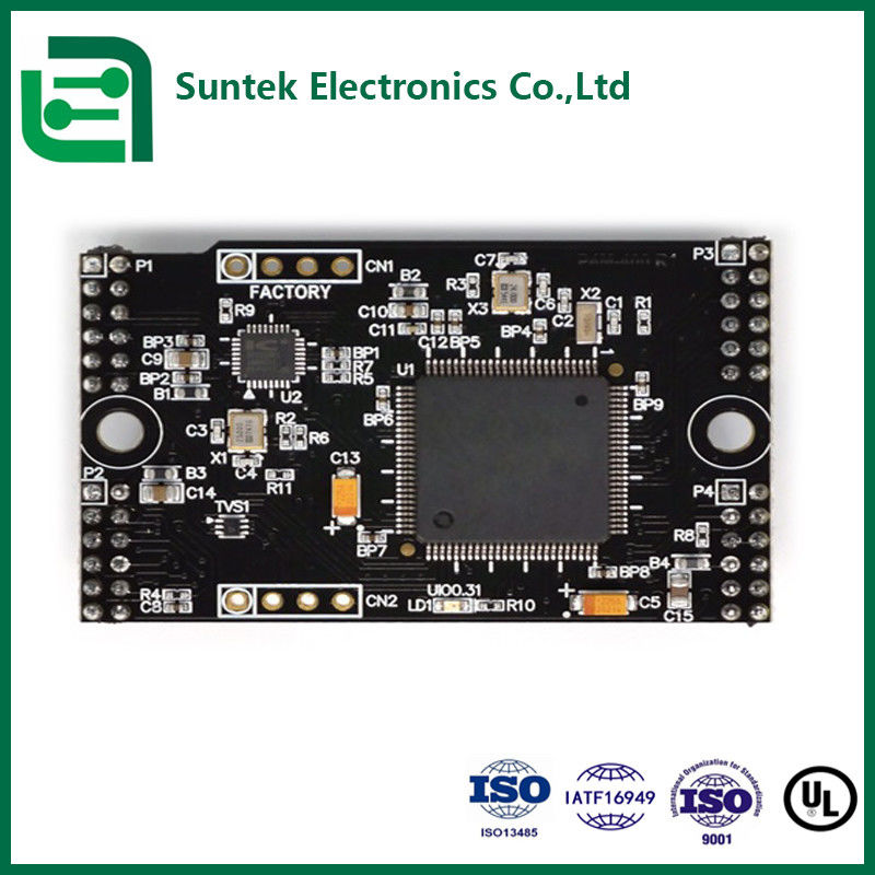 Op maat gemaakte snel draaiende PCB-platen, onderdompeling van tinoppervlak, turnkey assemblage voor medische optische apparaten