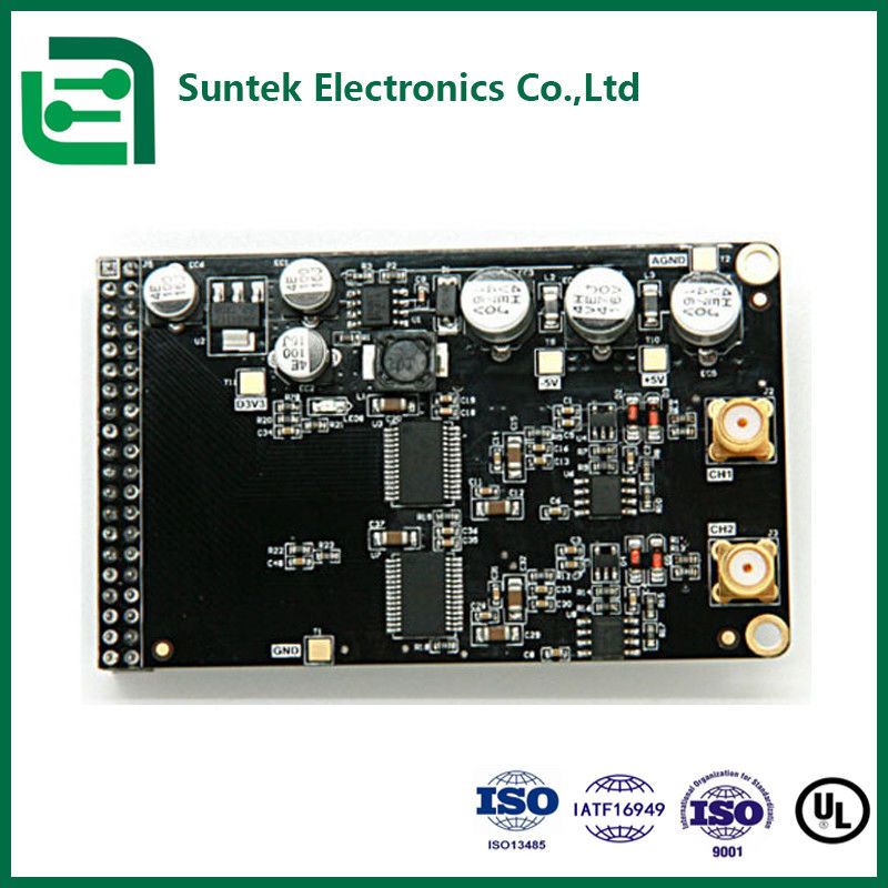 Op maat gemaakte snel draaiende PCB-platen, onderdompeling van tinoppervlak, turnkey assemblage voor medische optische apparaten