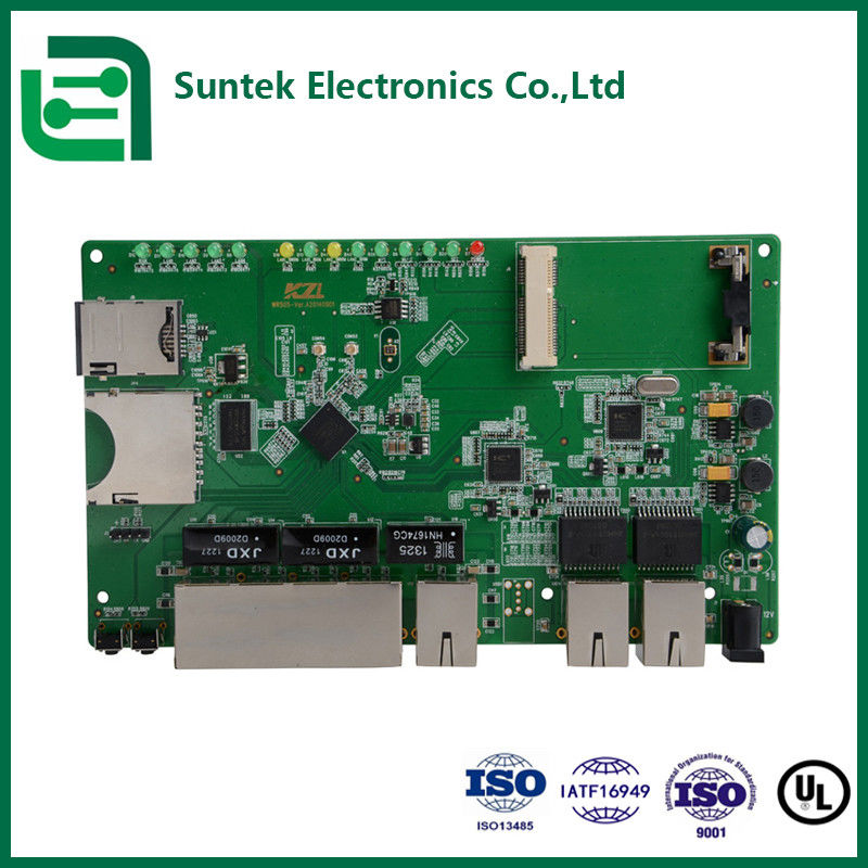 Multilayer FR4 ENIG Prototype PCB Assembly Auto PCB Loodvrij HASL UL