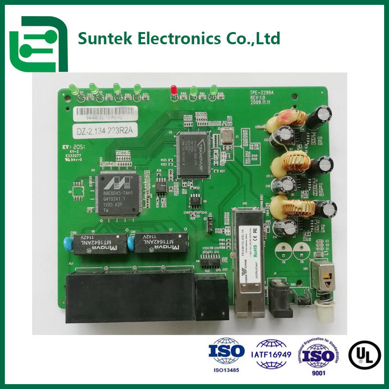 EMS-PCB-assemblage diensten nodig voor lage tot middelgrote productievolumes Kies uit 1,0 mm 1,6 mm 2 mm 4 mm dikte opties