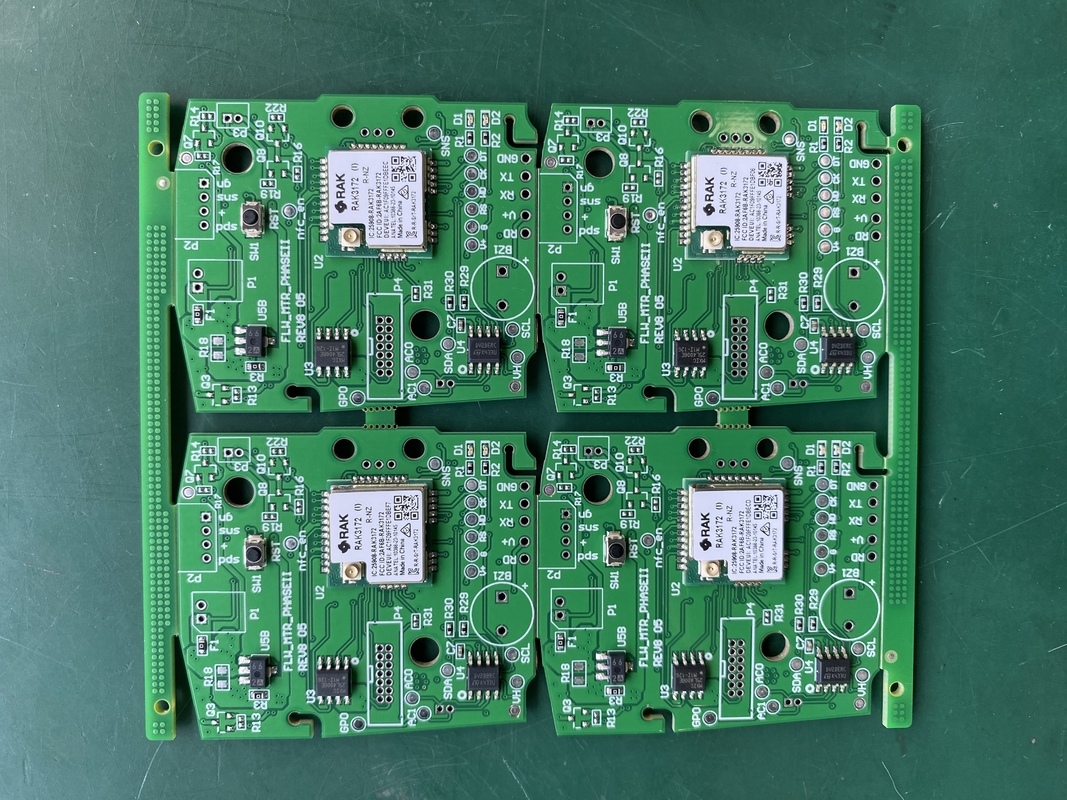 Witte soldeermasker Power Protection PCB-assemblage met 1,6 mm dikte en Rohs-certificering