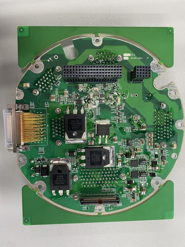 Witte soldeermasker Power Protection PCB-assemblage met 1,6 mm dikte en Rohs-certificering