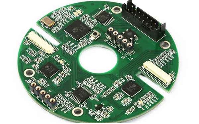8 laag PCB-assemblage met IPC-klasse 2 of 3 kwaliteit en 0,10 mm minimale gatdiameter