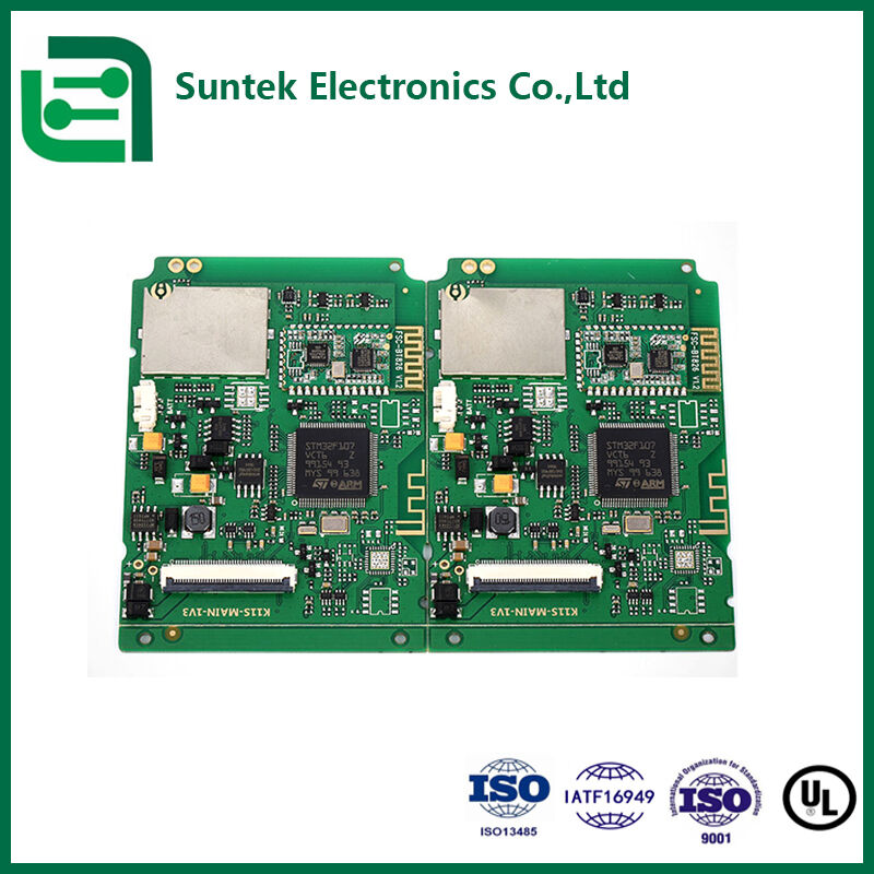 Multilayer Metal Core SMT PCB Manufacturing UL ROHS ISO9001 Gecertificeerd 4 laag FR4 Board voor industriële automatisering