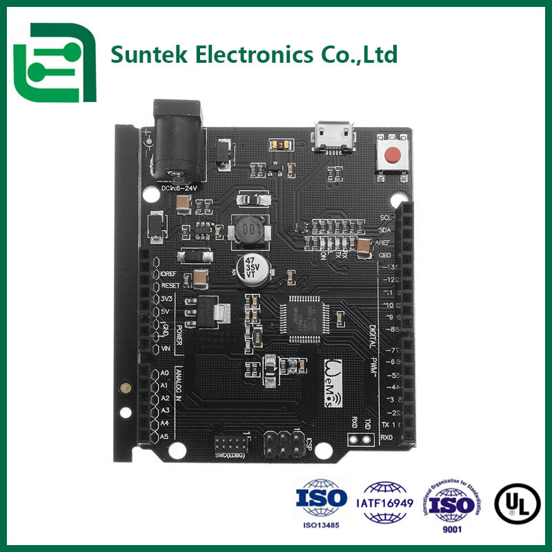 Multilayer Metal Core SMT PCB Manufacturing UL ROHS ISO9001 Gecertificeerd 4 laag FR4 Board voor industriële automatisering