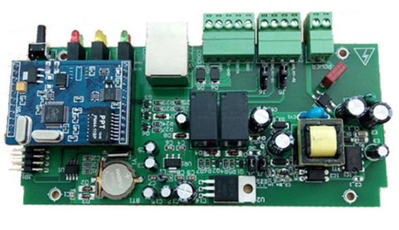 EMS-circuit board dubbelzijdige PCB-assemblage door middel van gaten
