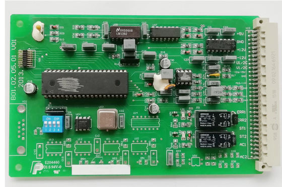 Gepersonaliseerde PCB-assemblage-circuitkaart Assy 100% elektrisch testen Groen soldeermasker