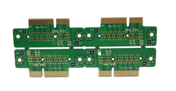 Bga door het gat pcb assemblage fabriek onderdompeling goud ENIG 2U gouden vinger