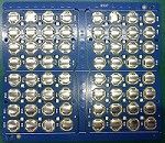 HASL Lead Free Turnkey PCB Assembly FR4 Tg135 RoHs Blauw Soldermask