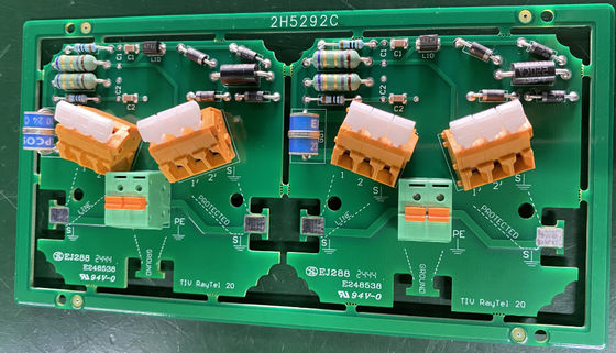 4 lagen ENIG oppervlakteafwerking PCB-circuitboards voor communicatie-toepassingen