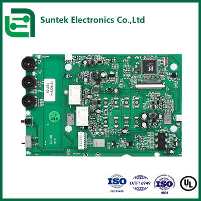 Meerlaagse Metalen Kern PCB Ontwerp Printplaat Assemblage Doorgaande Gaten en Oppervlakte Montage UL Certificering