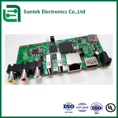 Nieuwe Energie Voertuig PCB-assemblage 4mil Spoor 6oz Koper ENIG Afwerking