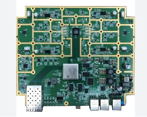 Elektronisch pcba-circuit board Groen zijde turnkey pcb-assemblage fabrikant ENIG 2U onderdompeling goud IPC klasse II/ III